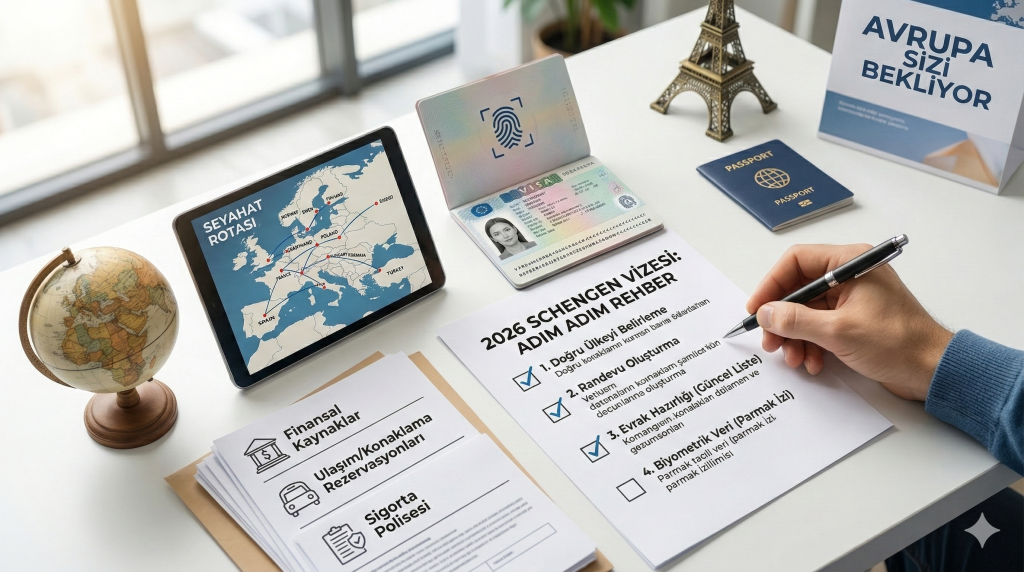 2026 Schengen Vizesi Başvurusu: Adım Adım Rehber